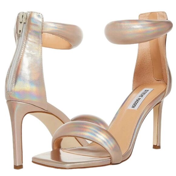 Steve Madden

Steve Madden size 7.5 Womens Partay Iridescent Stiletto Heels. - Picture 1 of 8
